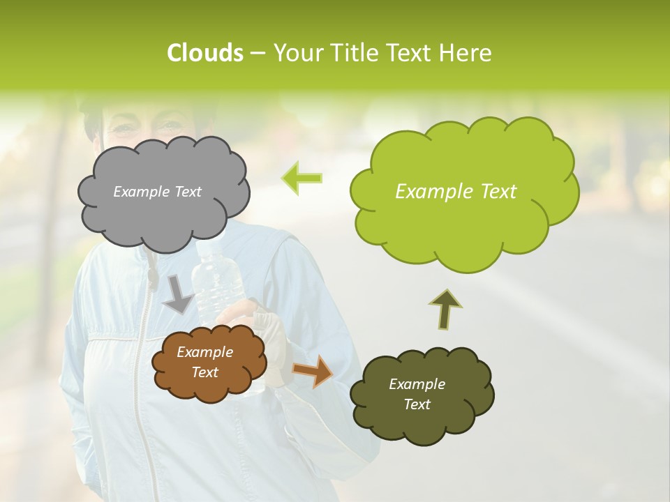 Helmet Happiness Stand PowerPoint Template