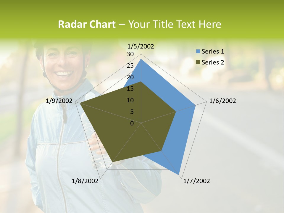 Helmet Happiness Stand PowerPoint Template