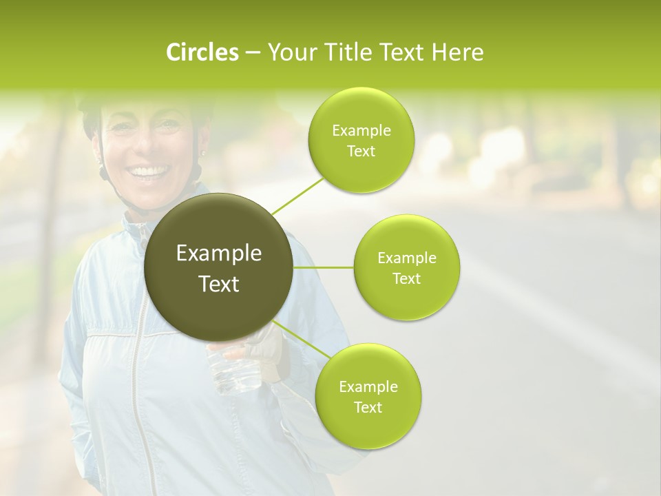 Helmet Happiness Stand PowerPoint Template