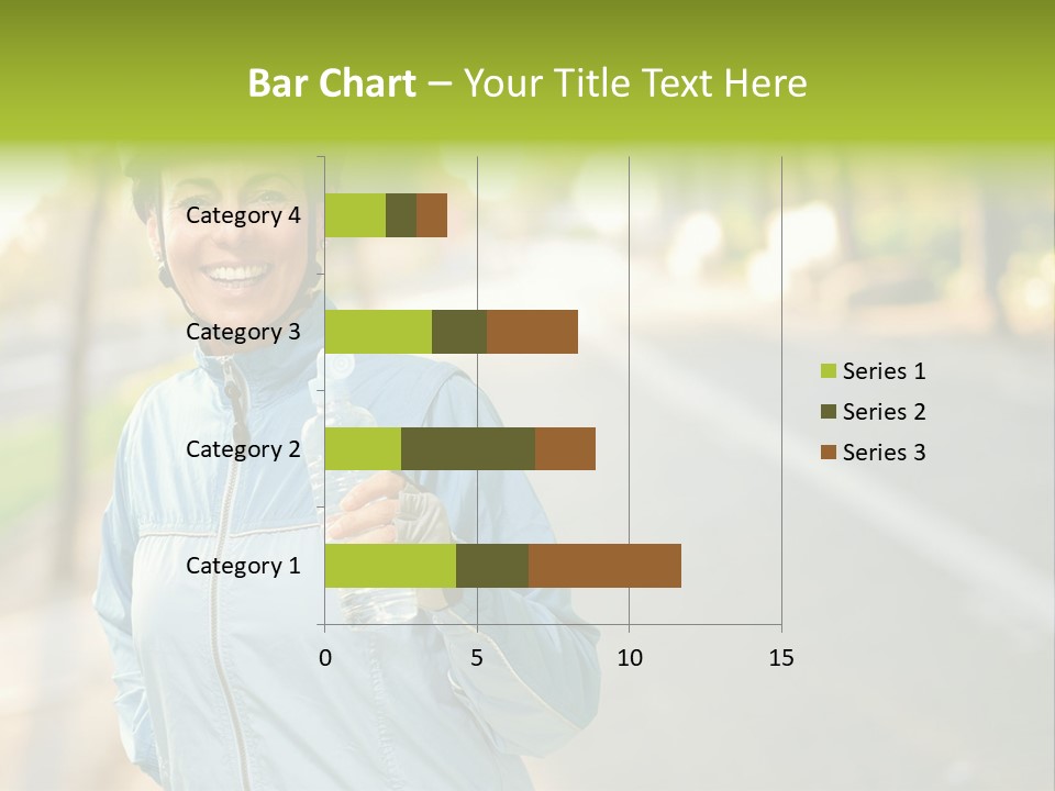 Helmet Happiness Stand PowerPoint Template