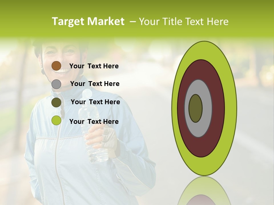 Helmet Happiness Stand PowerPoint Template