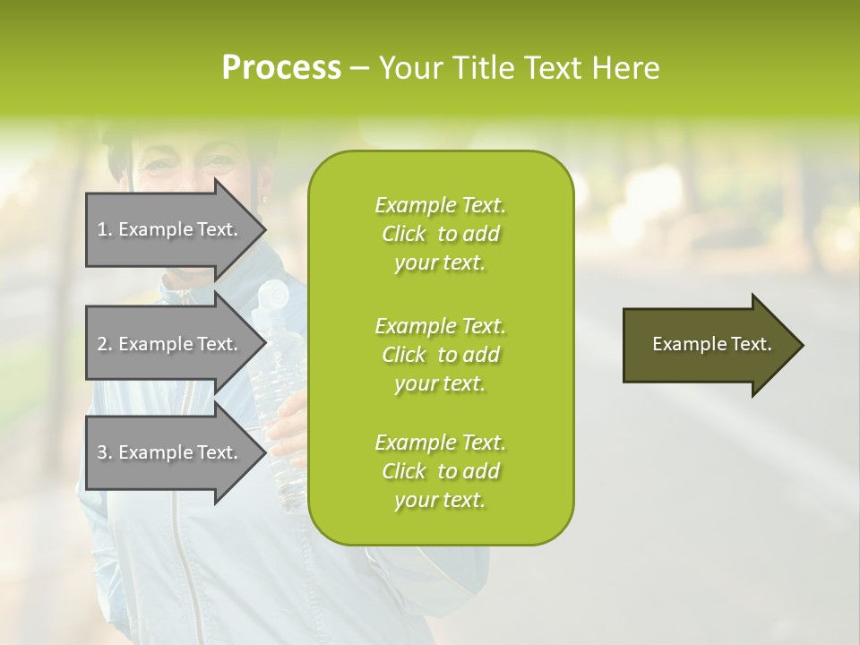 Helmet Happiness Stand PowerPoint Template