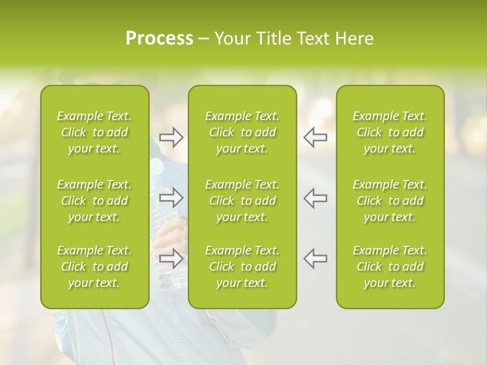 Helmet Happiness Stand PowerPoint Template