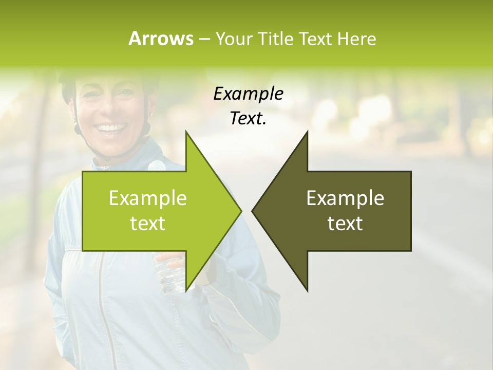 Helmet Happiness Stand PowerPoint Template