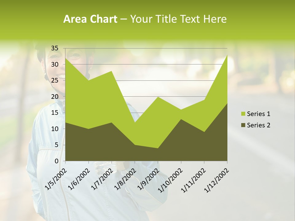 Helmet Happiness Stand PowerPoint Template