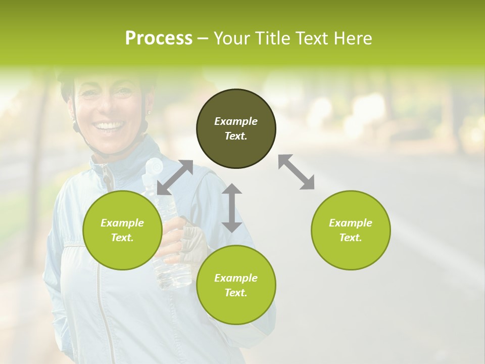 Helmet Happiness Stand PowerPoint Template