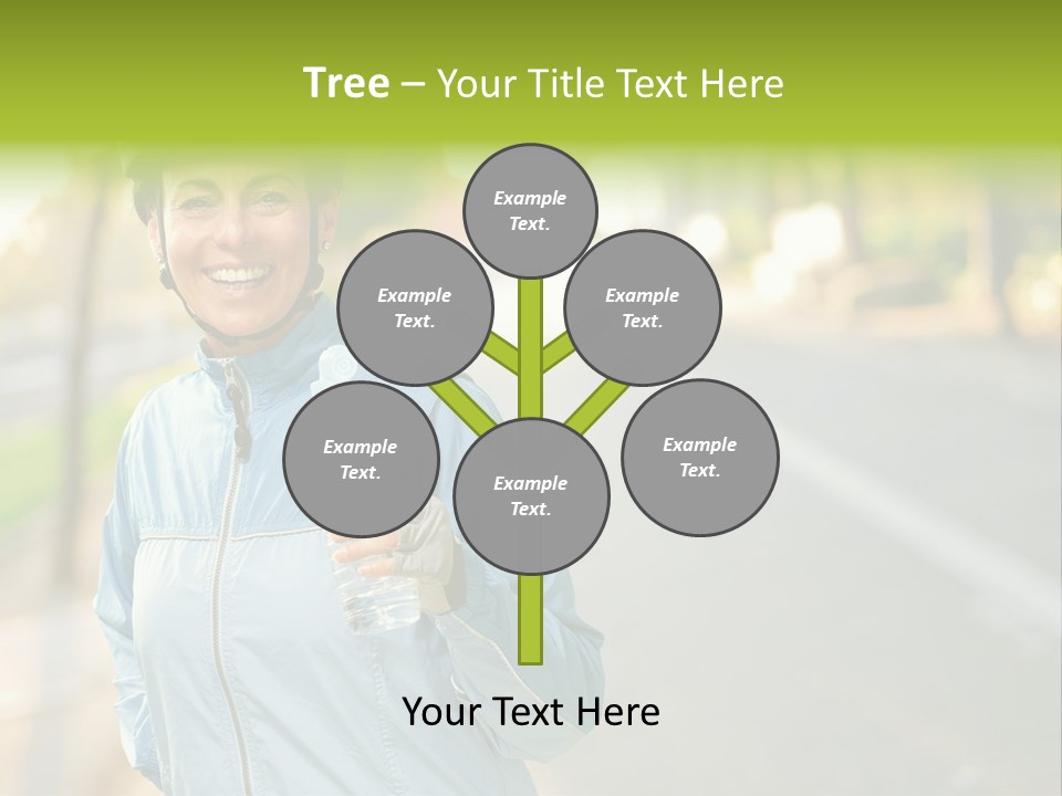 Helmet Happiness Stand PowerPoint Template