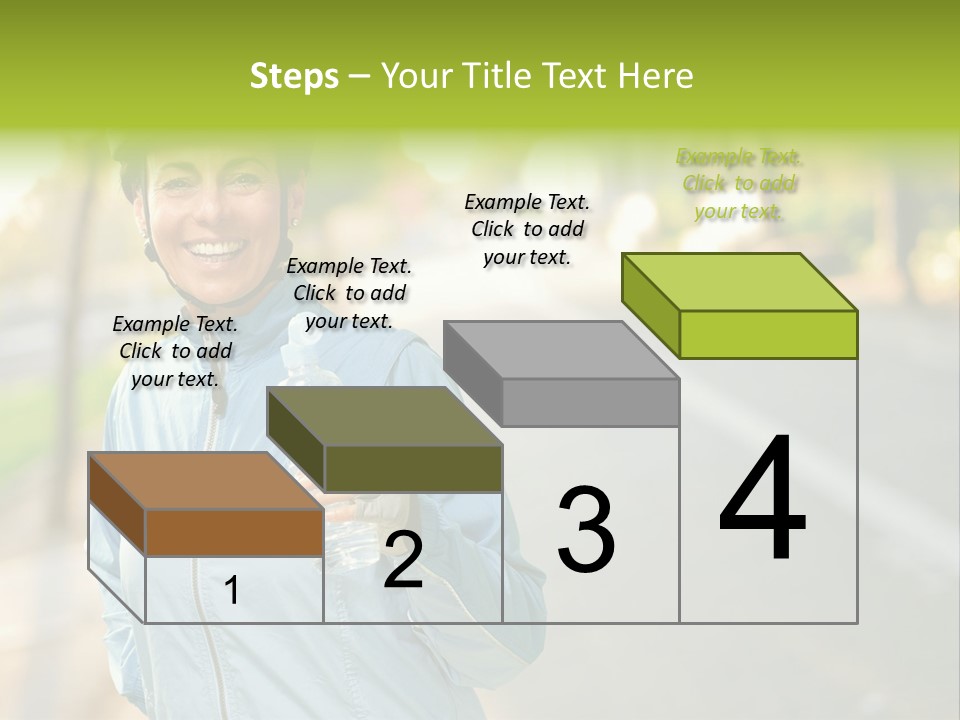 Helmet Happiness Stand PowerPoint Template