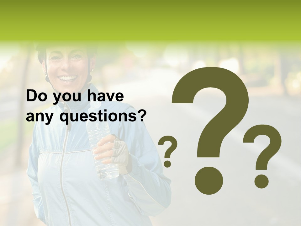 Helmet Happiness Stand PowerPoint Template