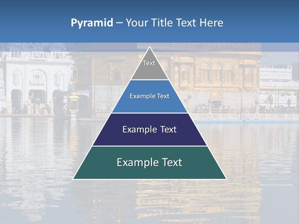 Gold Destination Pilgrimage PowerPoint Template