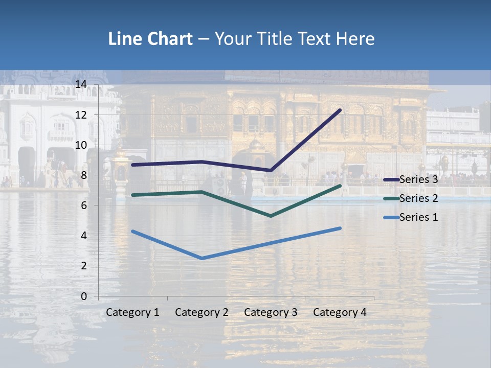 Gold Destination Pilgrimage PowerPoint Template