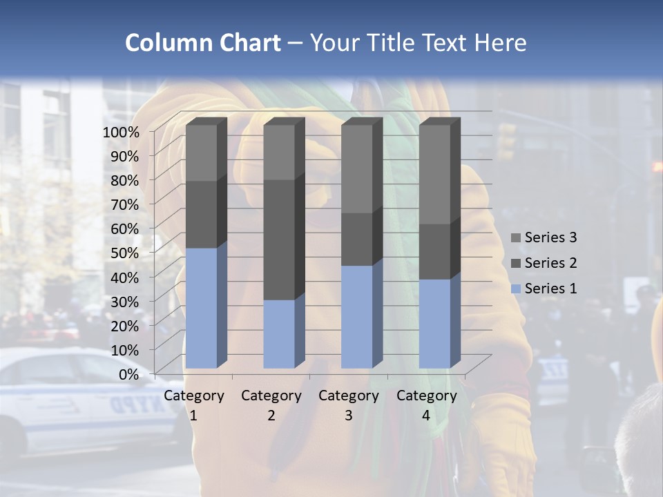 A Clown In A Yellow Suit And Green Scarf PowerPoint Template