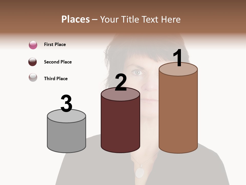 Content Women Senior Citizen PowerPoint Template