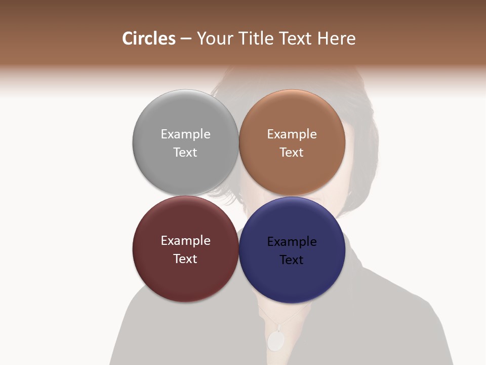 Content Women Senior Citizen PowerPoint Template