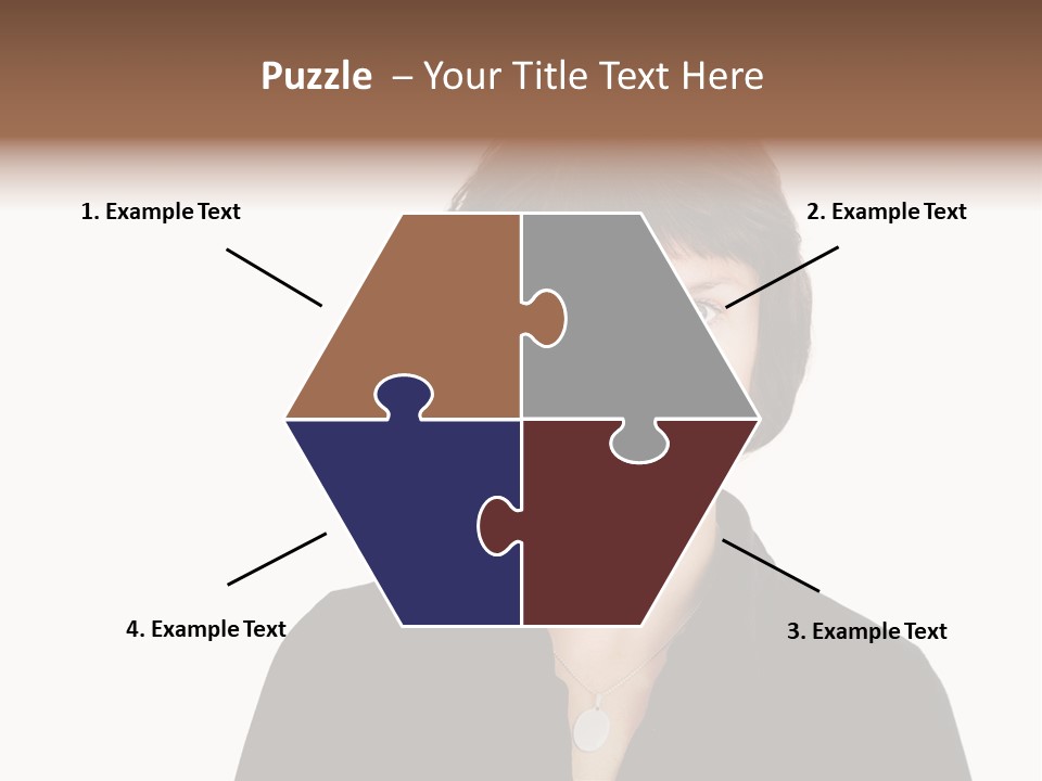 Content Women Senior Citizen PowerPoint Template