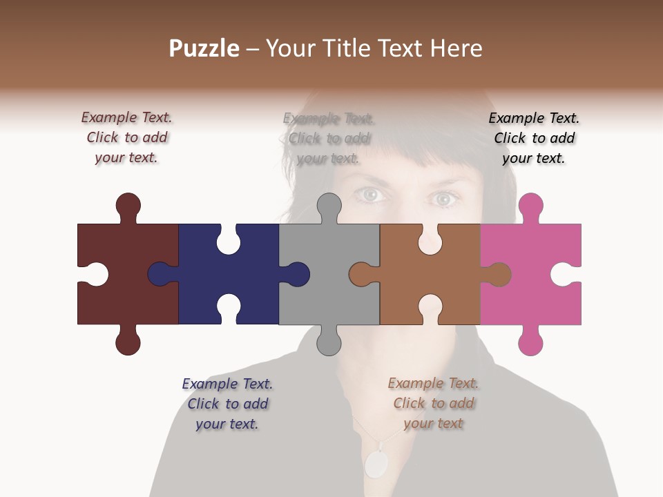 Content Women Senior Citizen PowerPoint Template