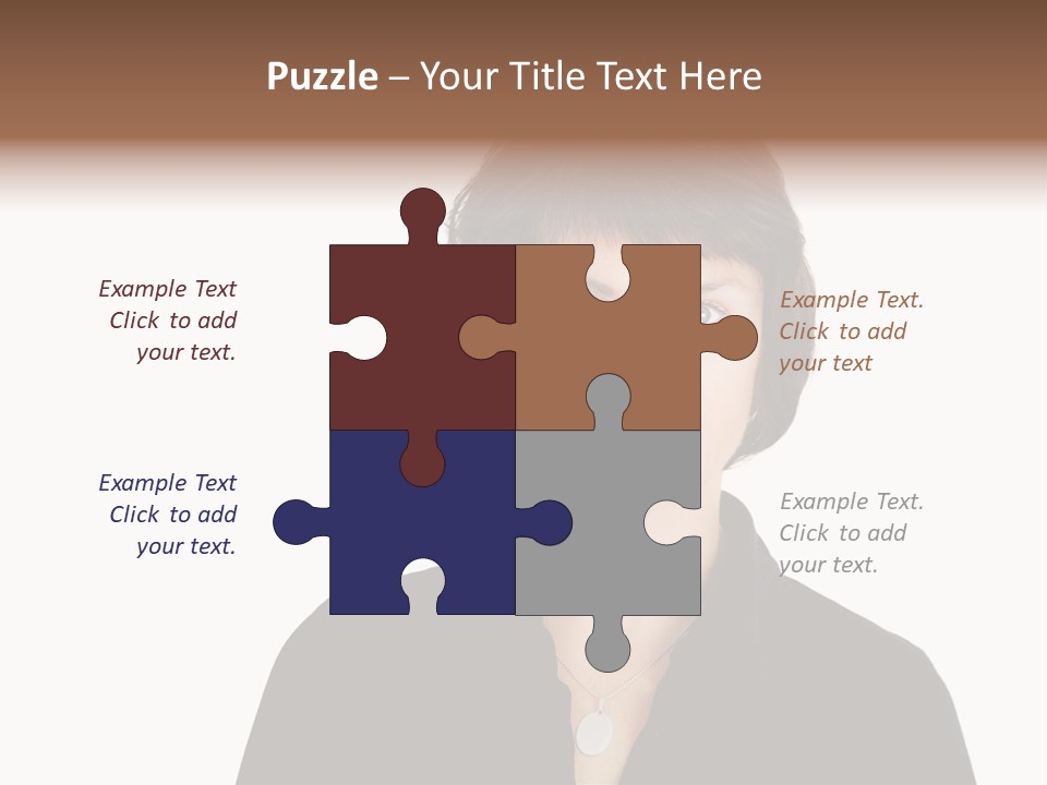 Content Women Senior Citizen PowerPoint Template