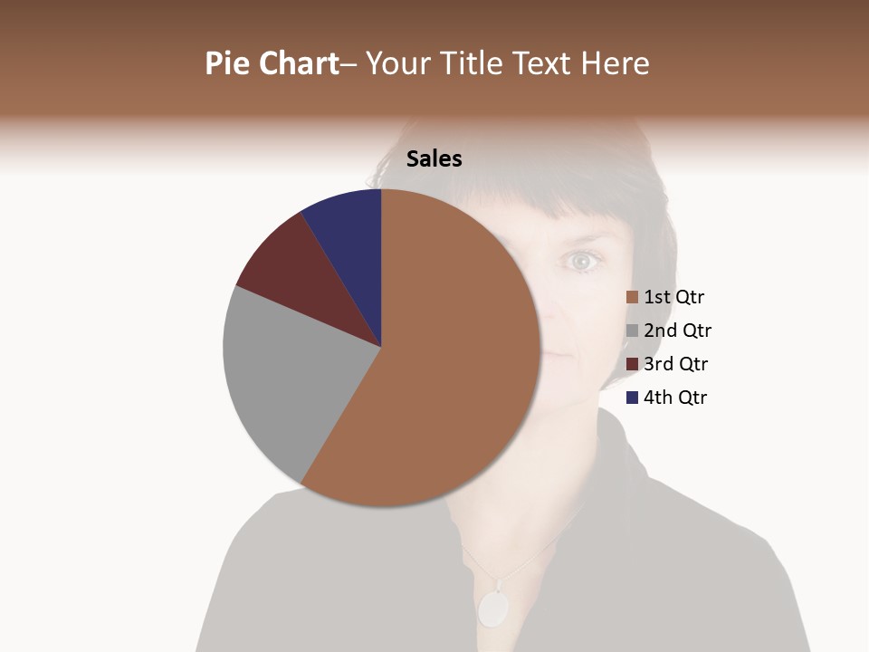 Content Women Senior Citizen PowerPoint Template