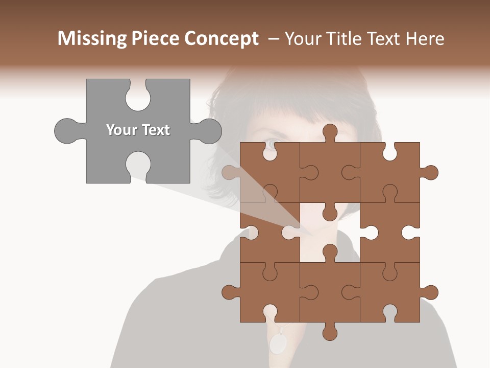 Content Women Senior Citizen PowerPoint Template