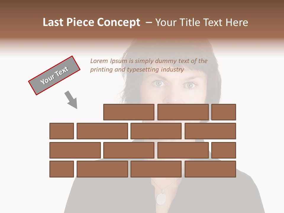 Content Women Senior Citizen PowerPoint Template