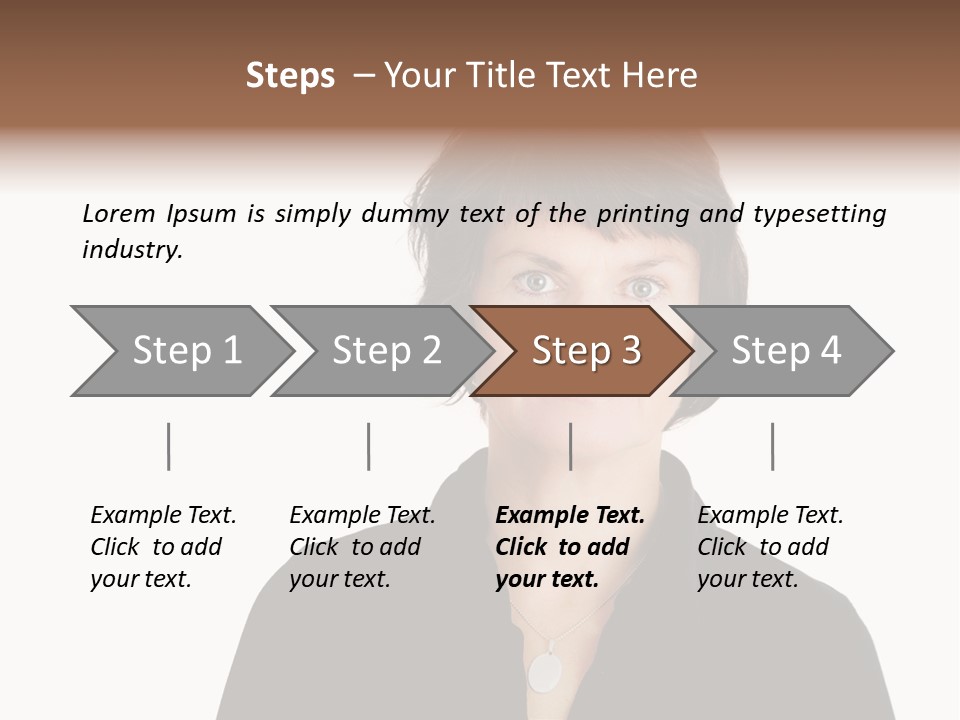Content Women Senior Citizen PowerPoint Template