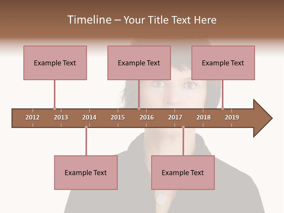 Content Women Senior Citizen PowerPoint Template