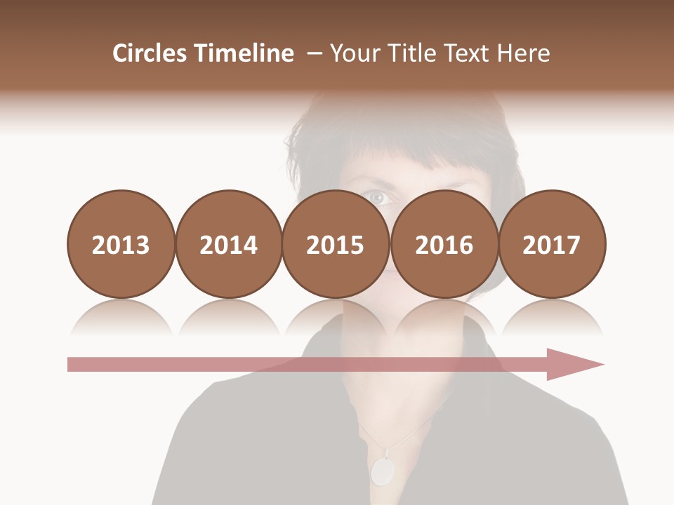 Content Women Senior Citizen PowerPoint Template