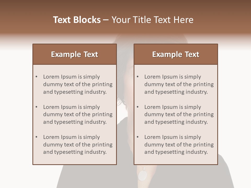 Content Women Senior Citizen PowerPoint Template