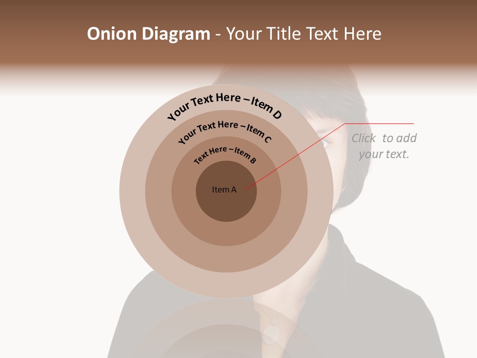 Content Women Senior Citizen PowerPoint Template