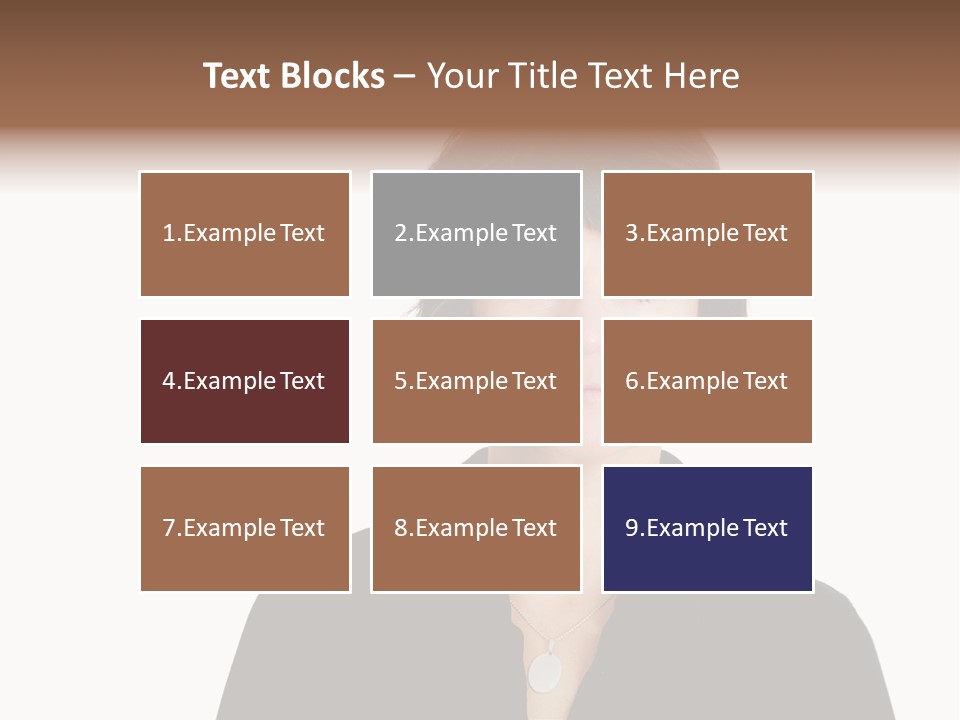 Content Women Senior Citizen PowerPoint Template