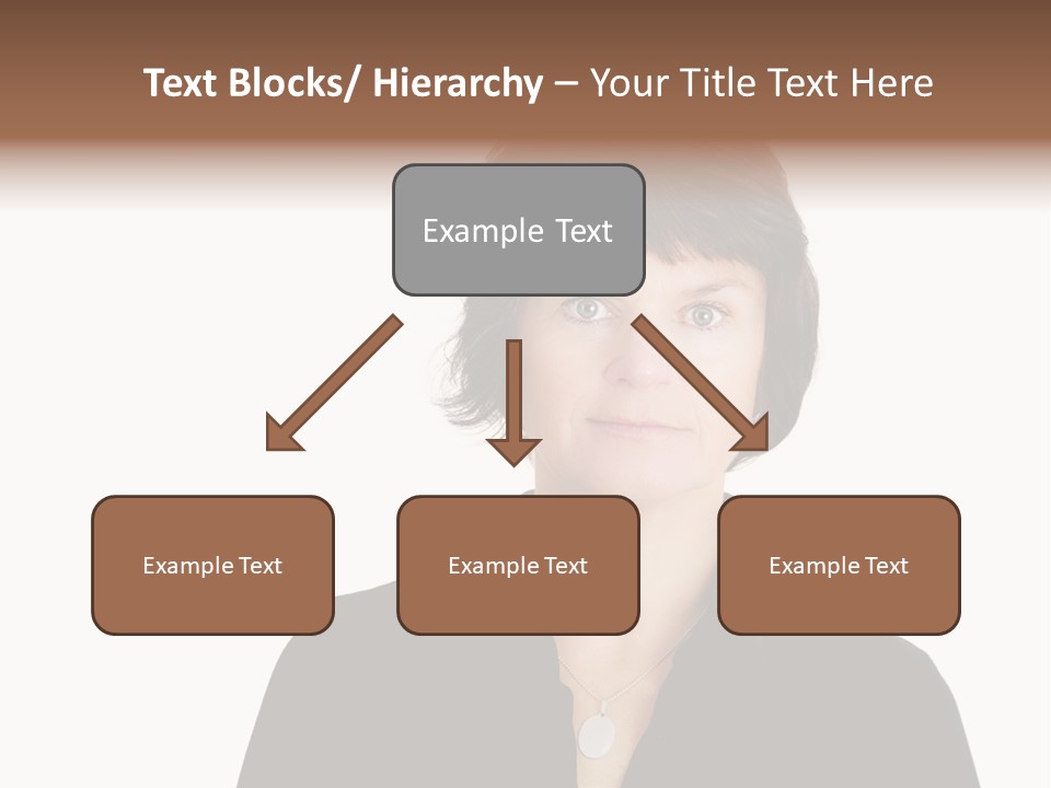 Content Women Senior Citizen PowerPoint Template