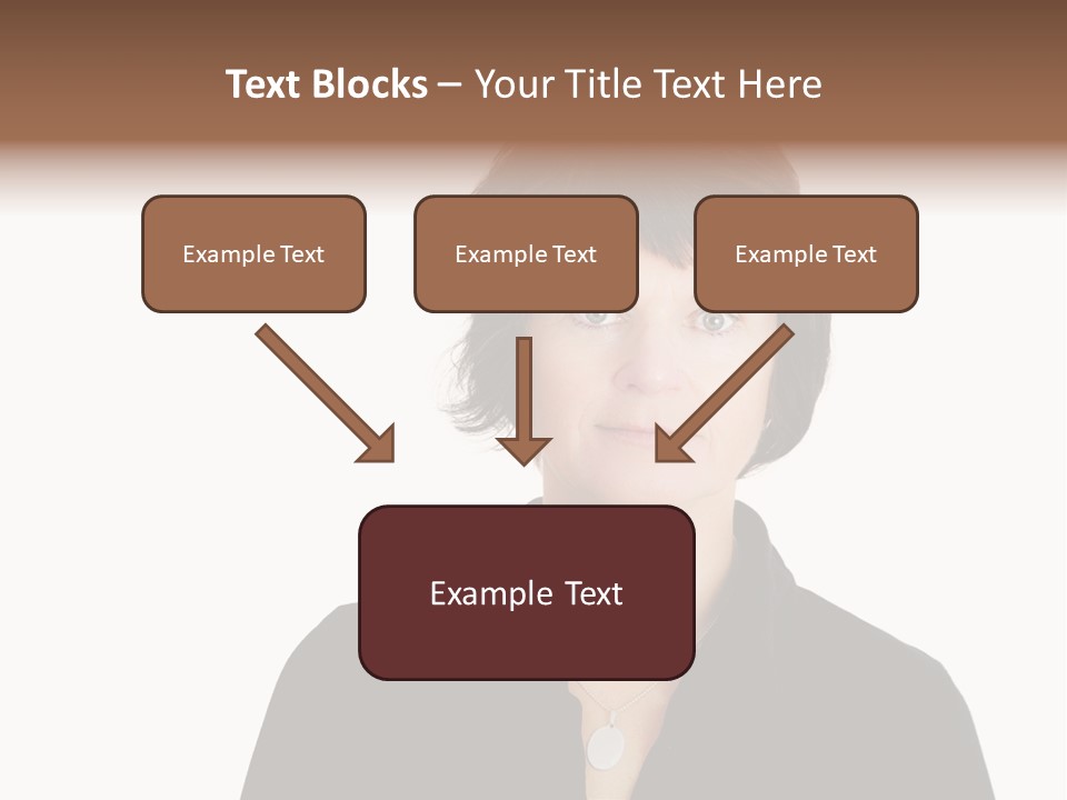 Content Women Senior Citizen PowerPoint Template