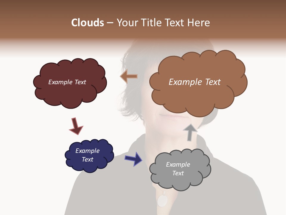 Content Women Senior Citizen PowerPoint Template