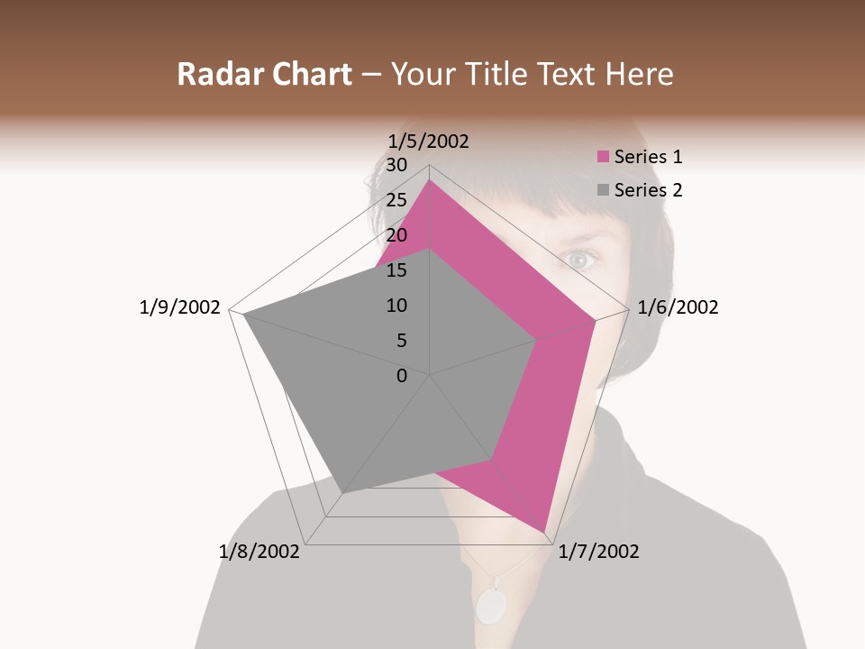 Content Women Senior Citizen PowerPoint Template