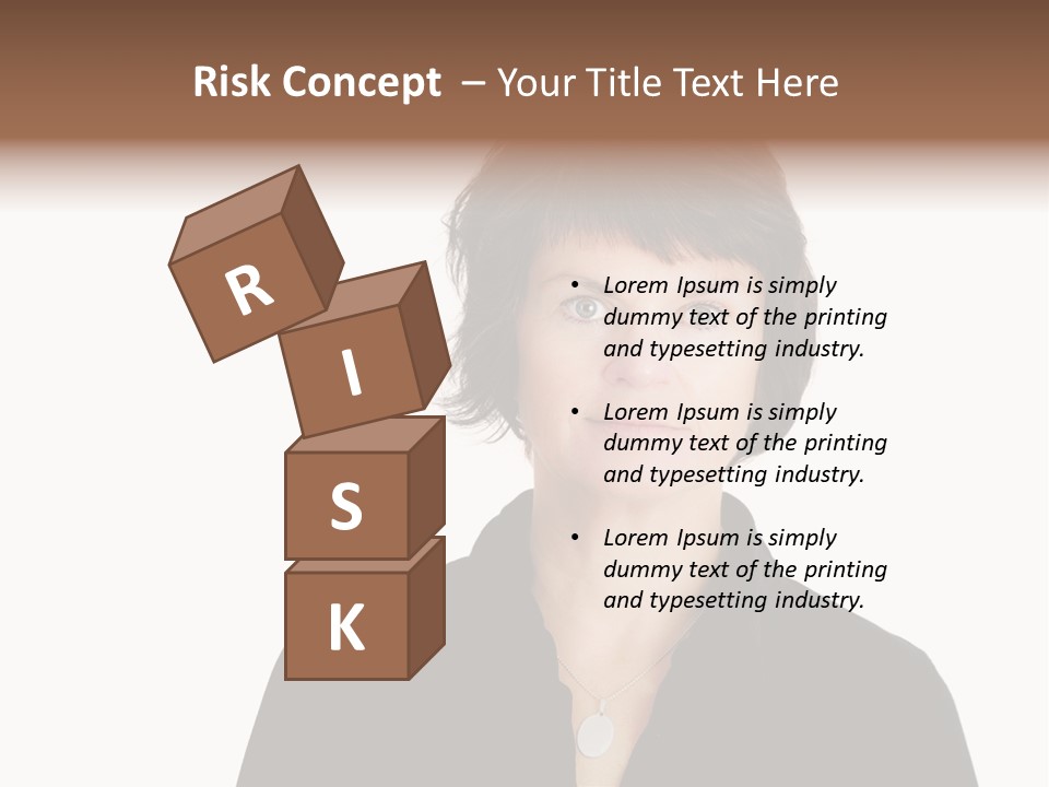 Content Women Senior Citizen PowerPoint Template