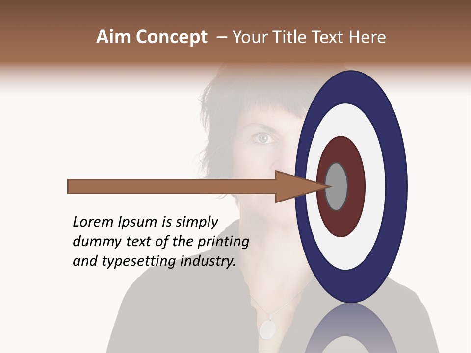 Content Women Senior Citizen PowerPoint Template