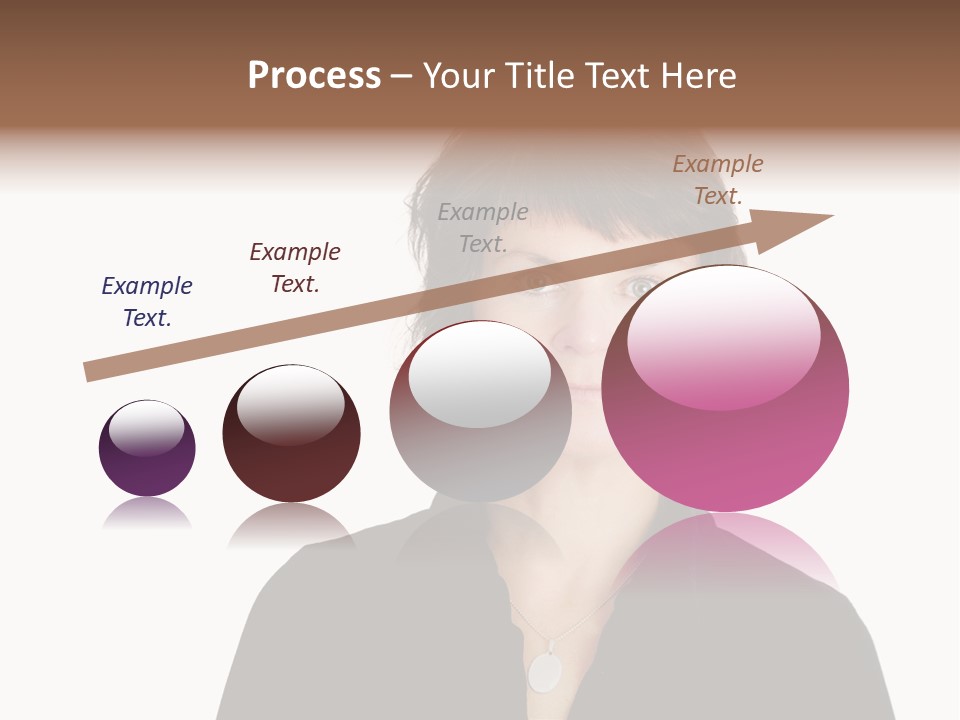 Content Women Senior Citizen PowerPoint Template