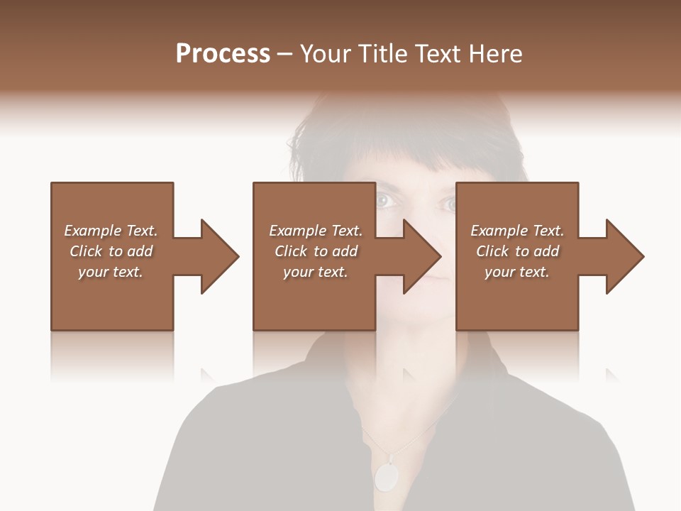Content Women Senior Citizen PowerPoint Template