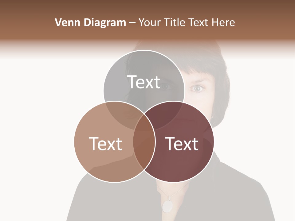 Content Women Senior Citizen PowerPoint Template