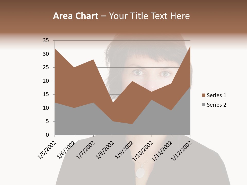 Content Women Senior Citizen PowerPoint Template