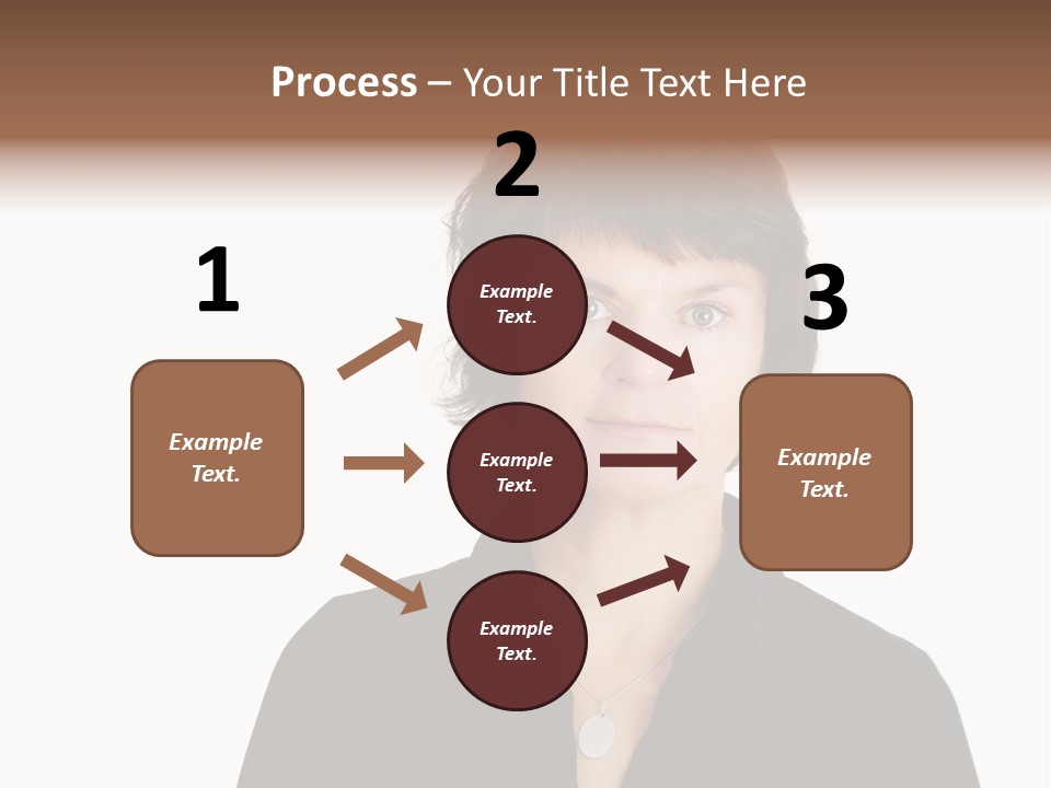 Content Women Senior Citizen PowerPoint Template