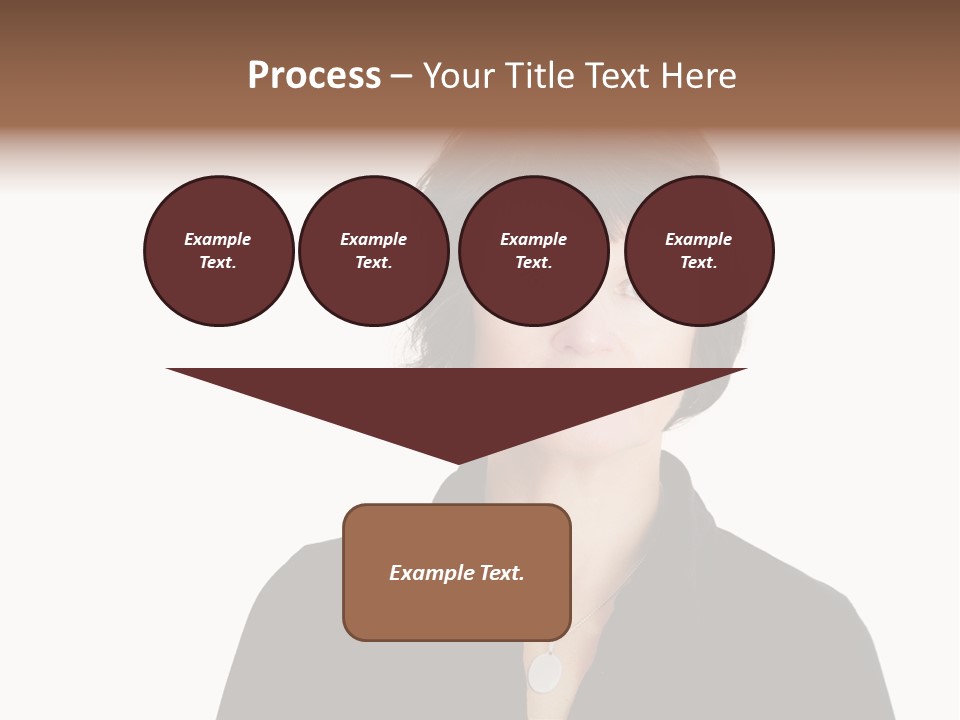 Content Women Senior Citizen PowerPoint Template