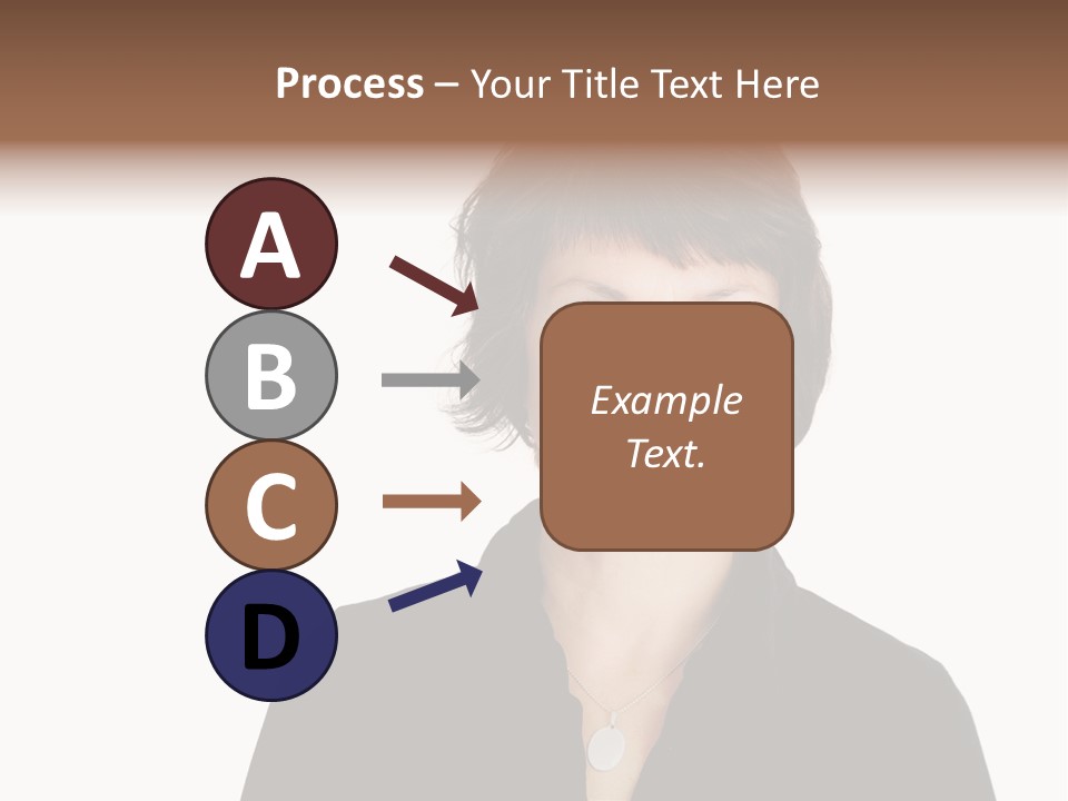 Content Women Senior Citizen PowerPoint Template