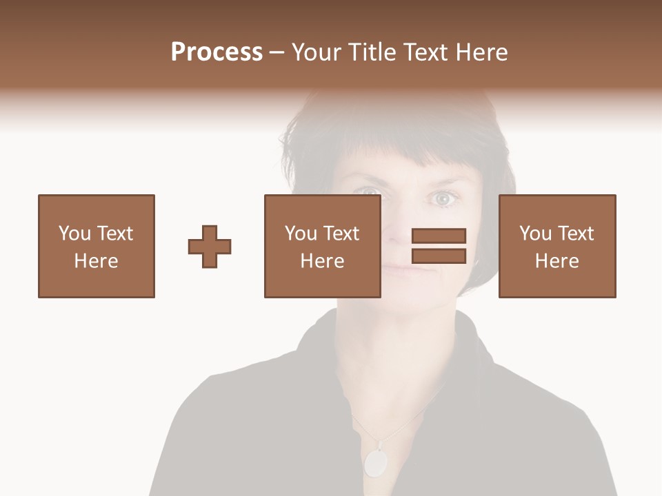 Content Women Senior Citizen PowerPoint Template