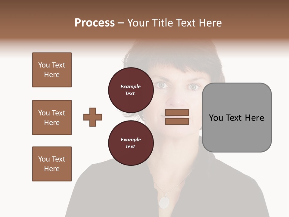 Content Women Senior Citizen PowerPoint Template