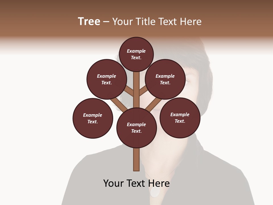 Content Women Senior Citizen PowerPoint Template