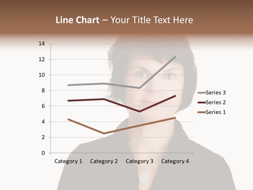 Content Women Senior Citizen PowerPoint Template