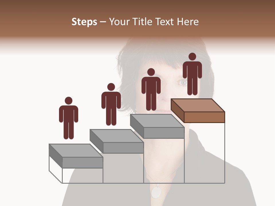 Content Women Senior Citizen PowerPoint Template