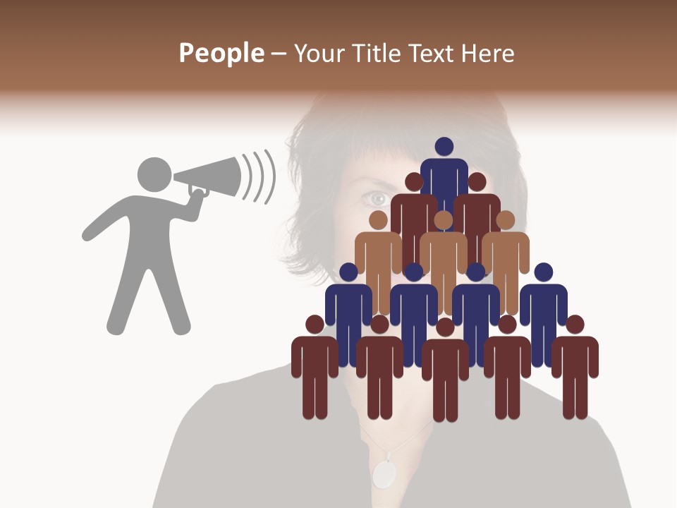 Content Women Senior Citizen PowerPoint Template