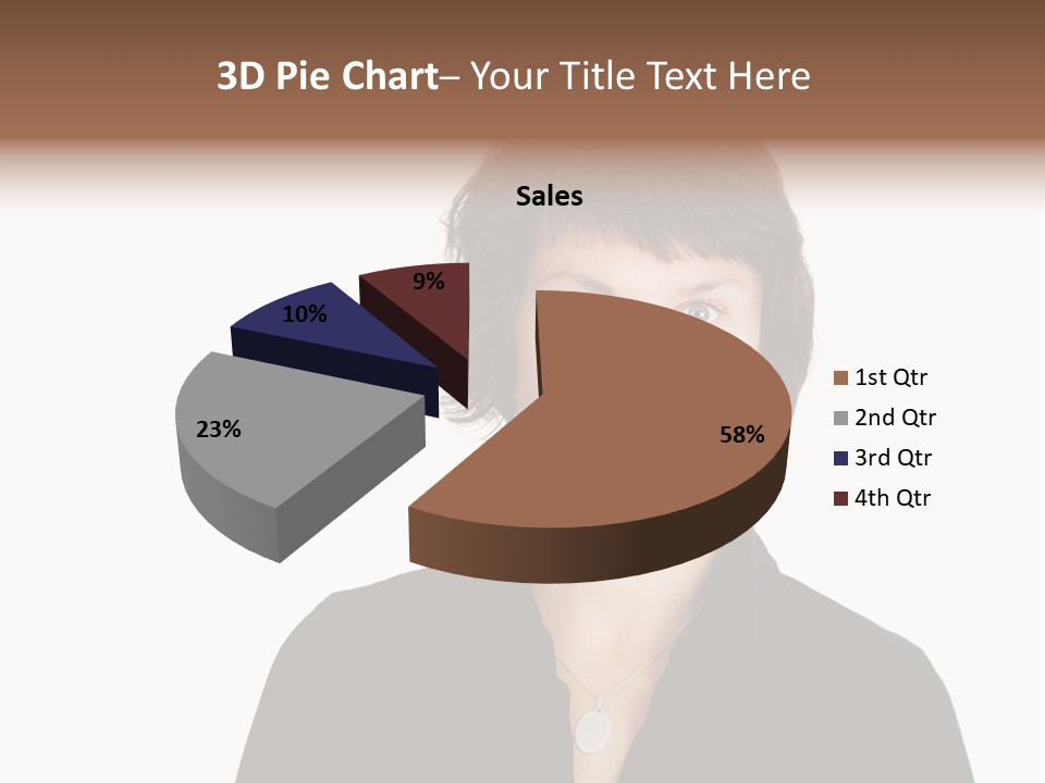 Content Women Senior Citizen PowerPoint Template